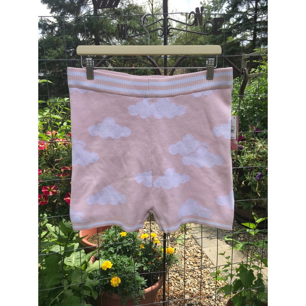 Megan Moroney Pink Cloud Knit Lounge Shorts XXL High Waist new with tags